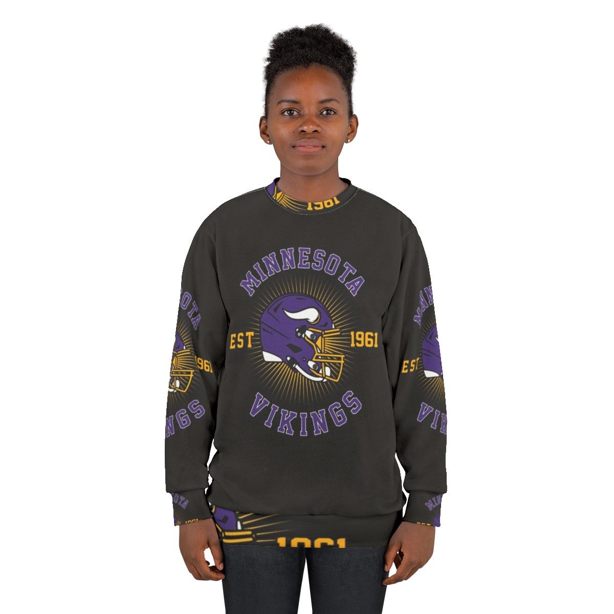 Minnesota Vikings Art Sweatshirt - women