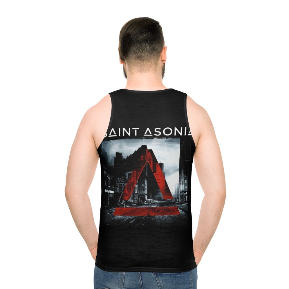 Saint Asonia Unisex Tank Top - men back