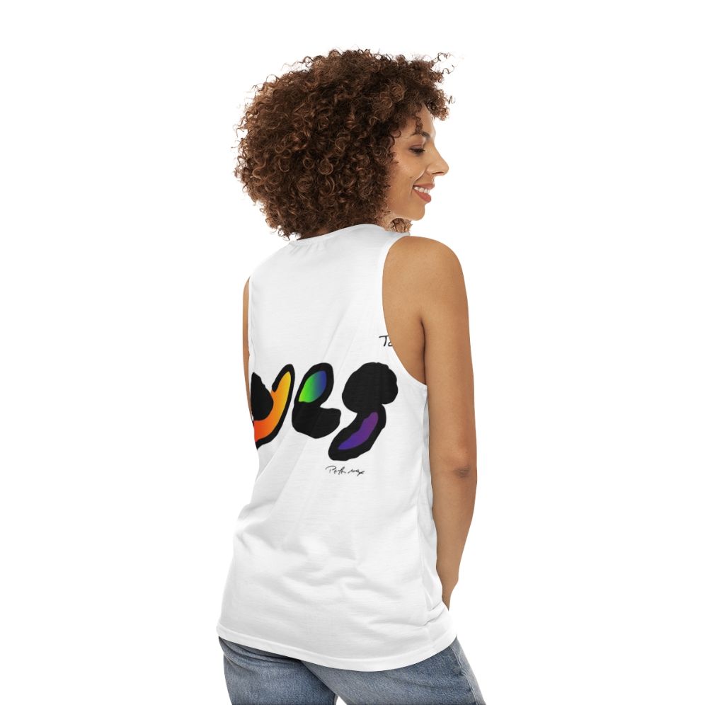 Yes Band Unisex Tank Top - women back