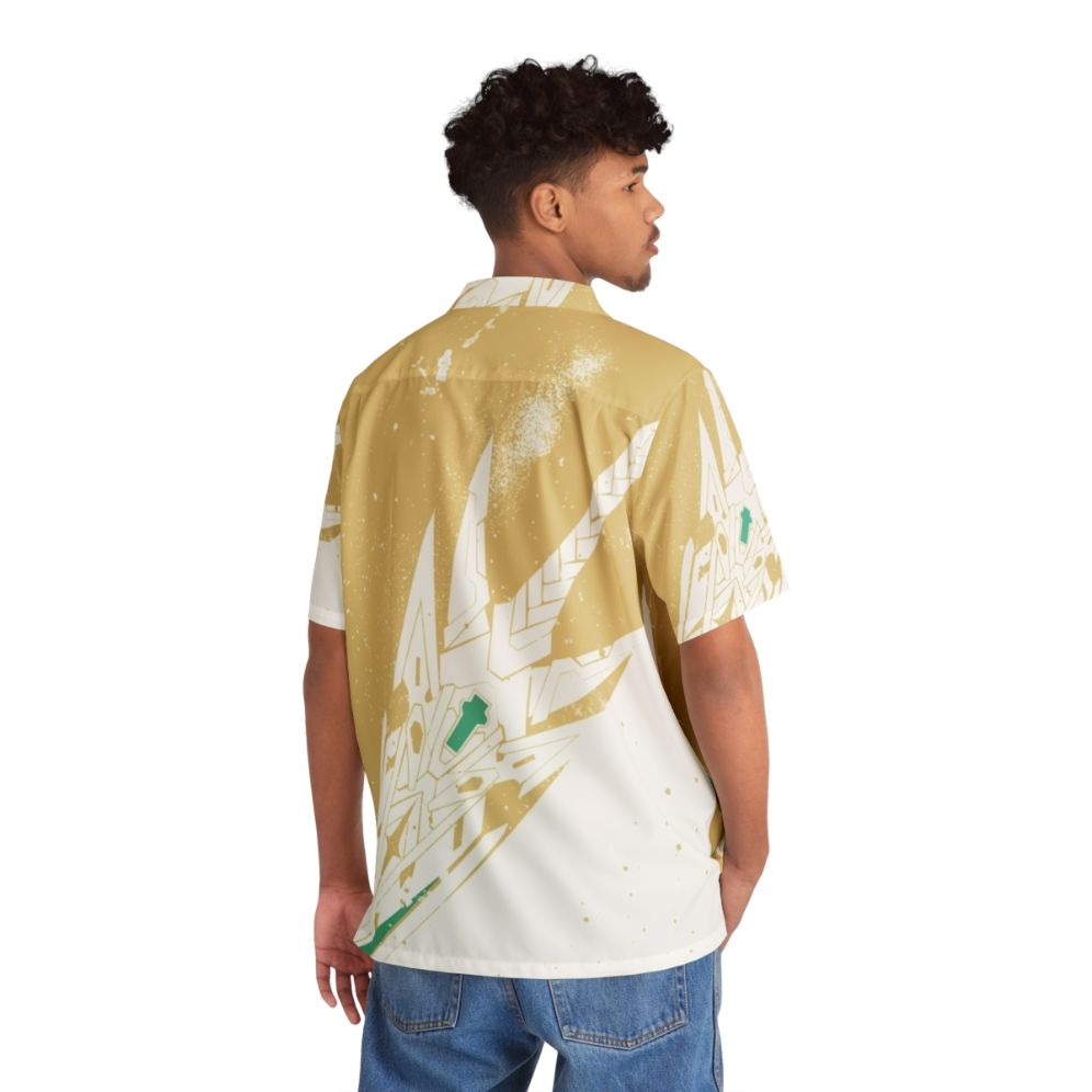 Aegis Mythra Xenoblade Chronicles 2 Hawaiian Shirt - Flat lay