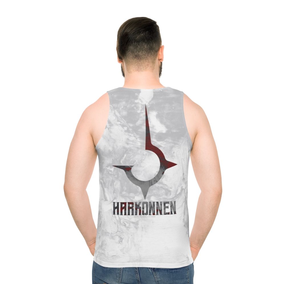 Dune Harkonnen Smoke Unisex Tank Top - men back