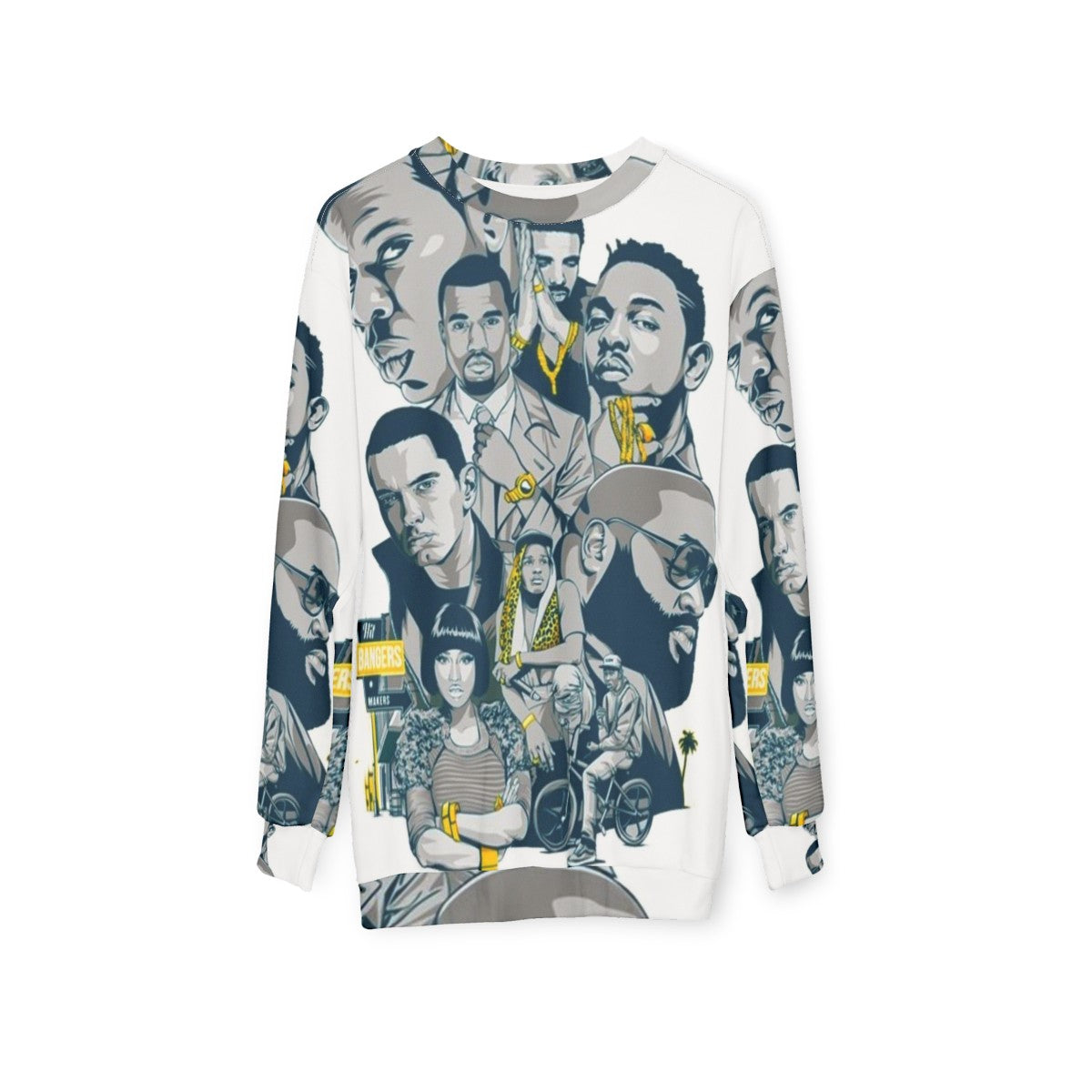 90s hip hop fashion sweatshirt - hanging