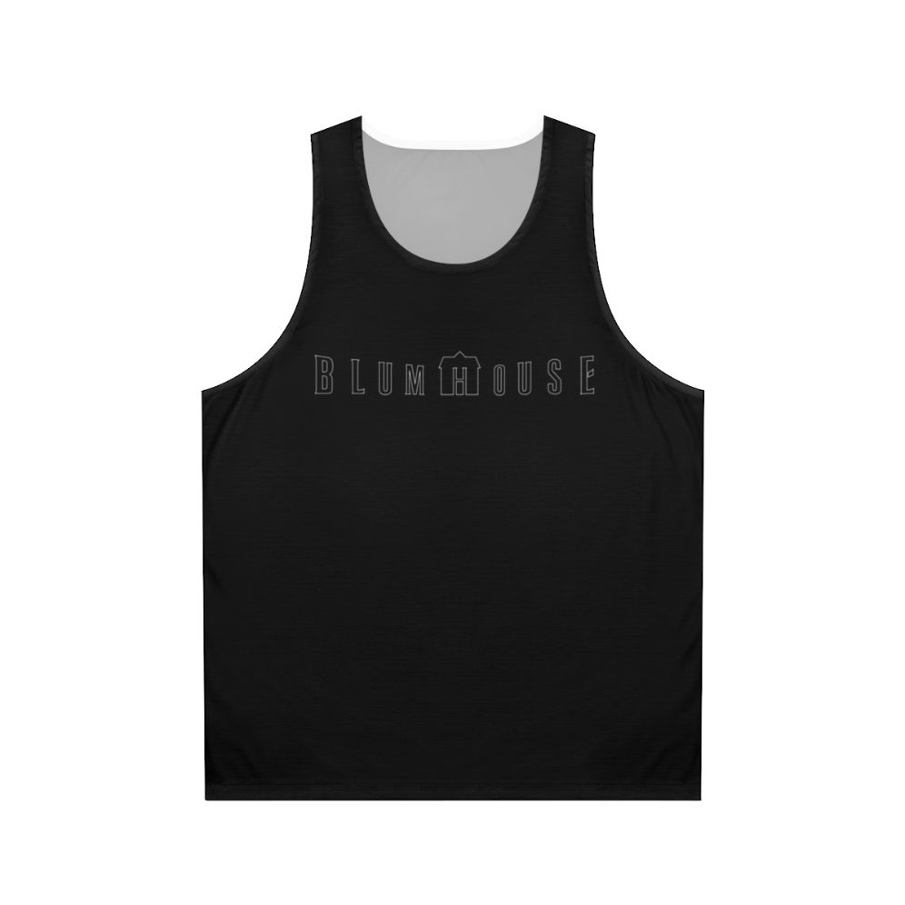 Blumhouse Productions Unisex Tank Top with Full Logo Outline