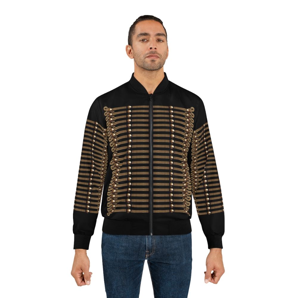 Hussar Bomber Jacket - Napoleonic Military Uniform Inspired Jacket - Lifestyle