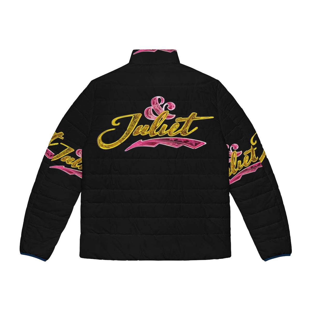 Romeo and Juliet-inspired Juliet Logo Puffer Jacket - Back