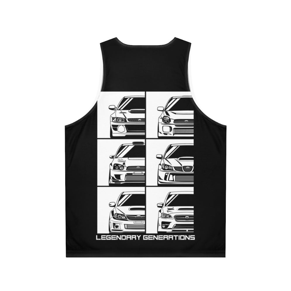 Impreza Generations Unisex Tank Top - Back