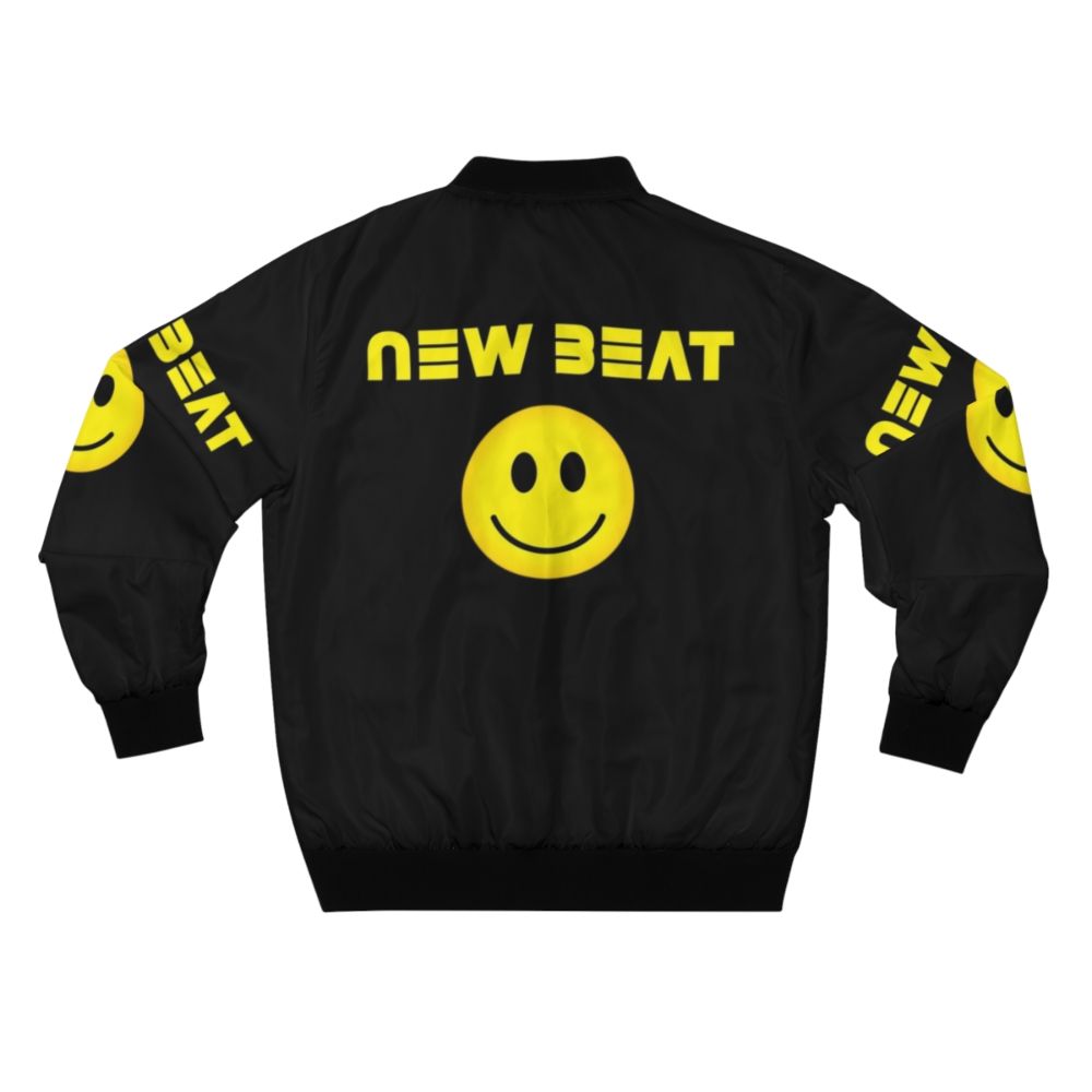 NEW BEAT (TSOB) Techno Bomber Jacket for Electronic Music and Rave Enthusiasts - Back