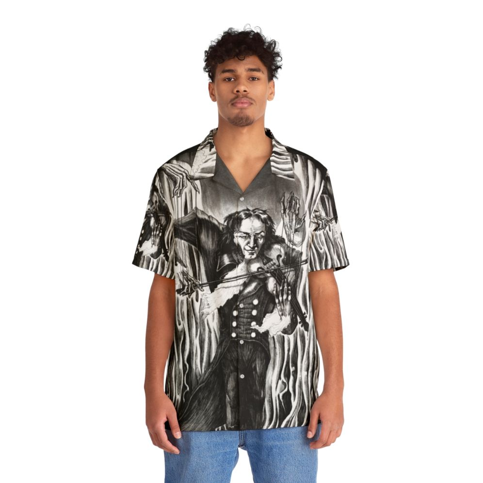 Paganini Dark Art Hawaiian Shirt - People Front