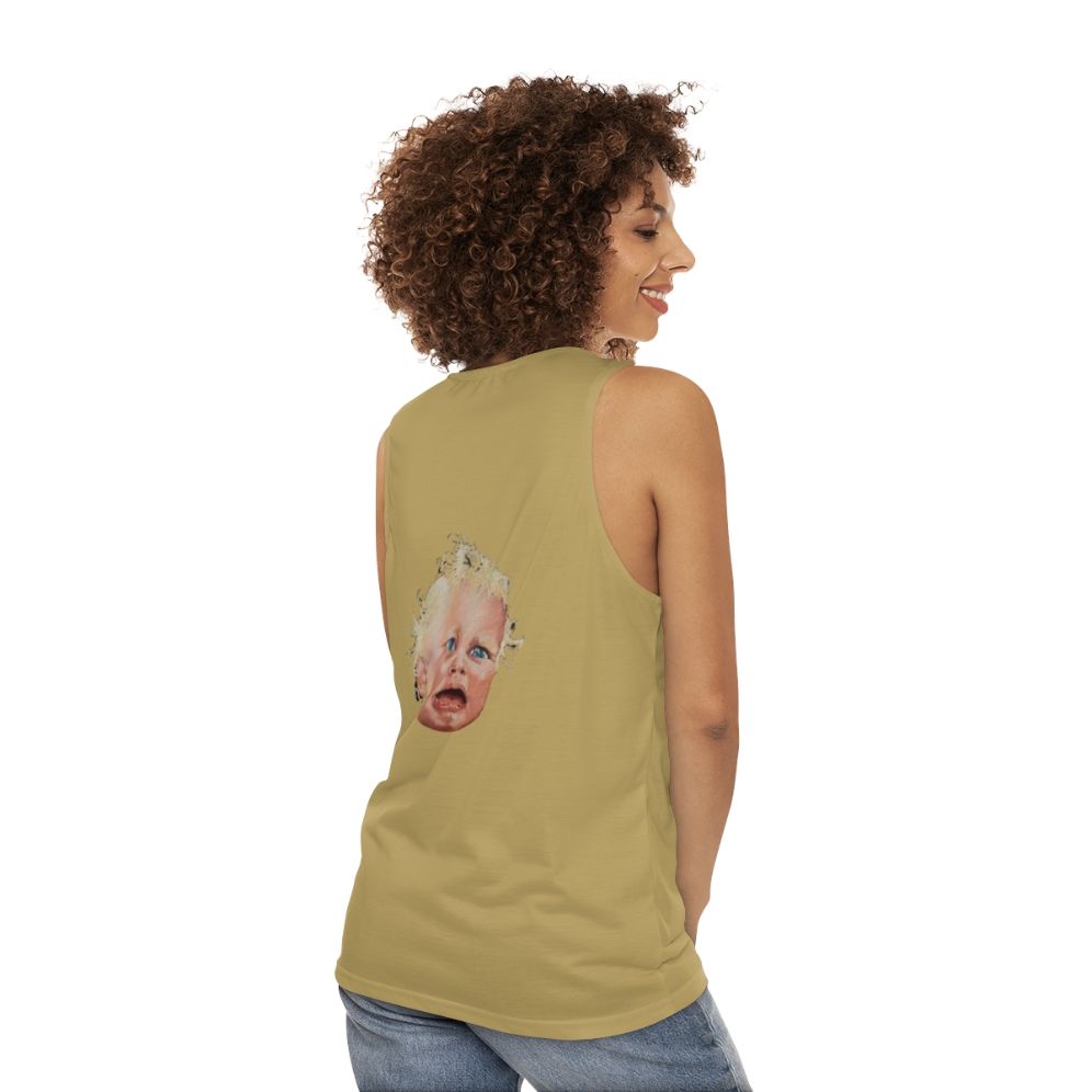 Swan Unisex Tank Top - women back