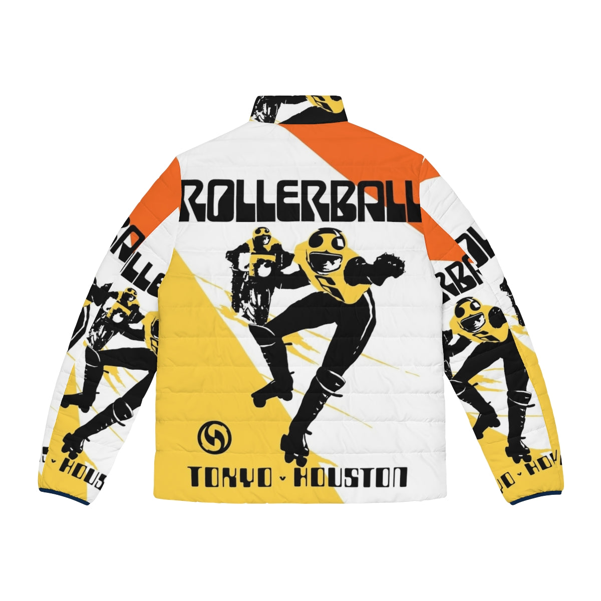 Rollerball Tokyo V Houston Puffer Jacket - Vintage sci-fi inspired outerwear - Back