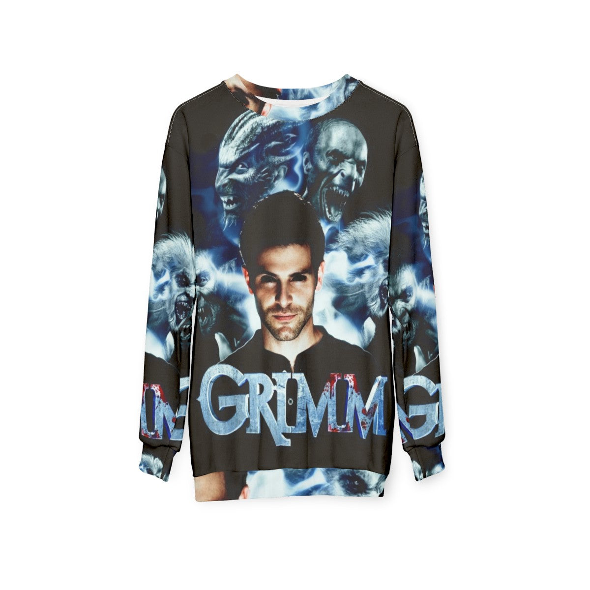 Grimmster fairy tale monster sweatshirt - hanging