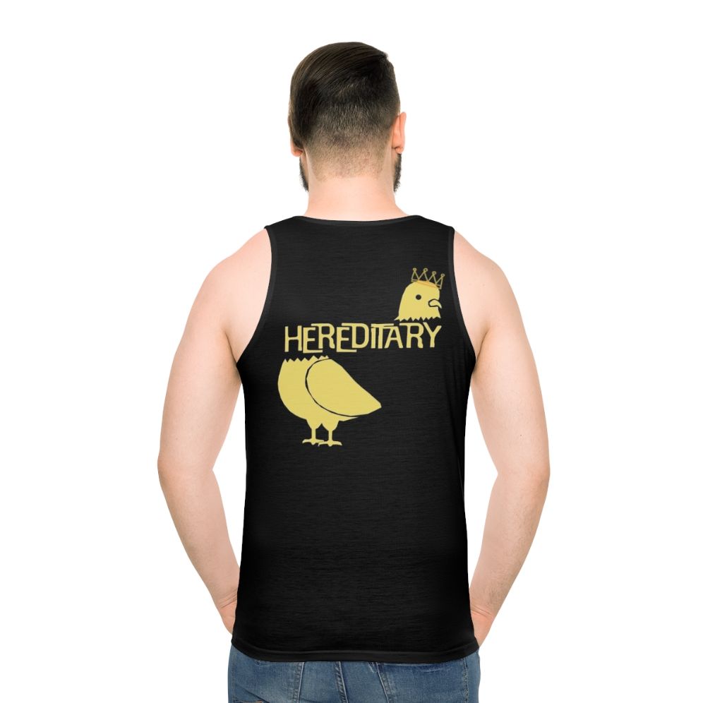 Hereditary horror movie unisex tank top - men back