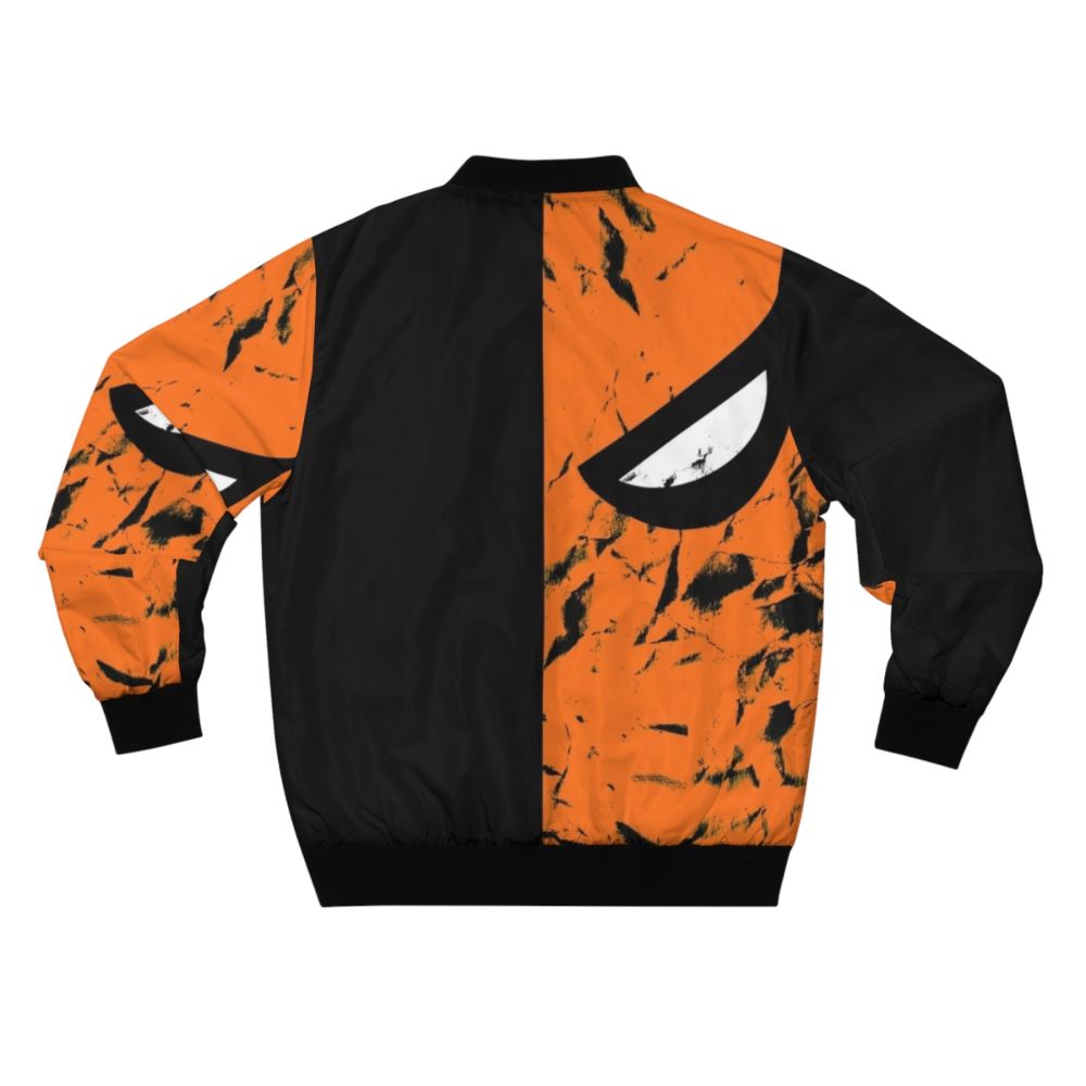 Deathstroke inspired faded bomber jacket for men - Back