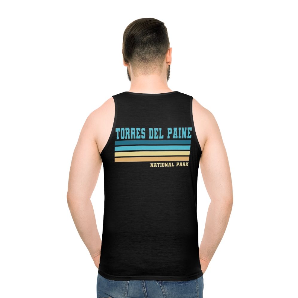 Patagonia Torres Del Paine National Park Unisex Tank Top - men back