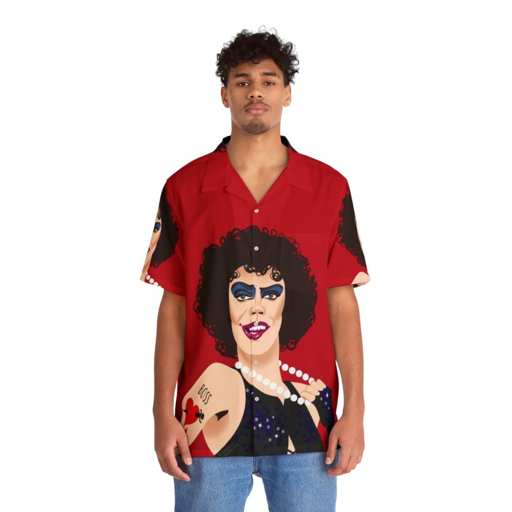 Antici-pation Hawaiian Shirt with Rocky Horror Inspired Design - Lifestyle