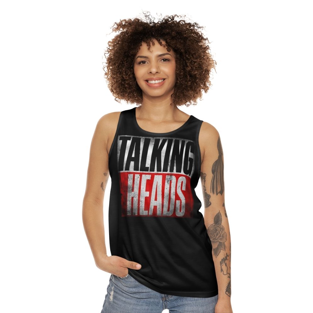 Talking Heads Abstract Unisex Tank Top - women