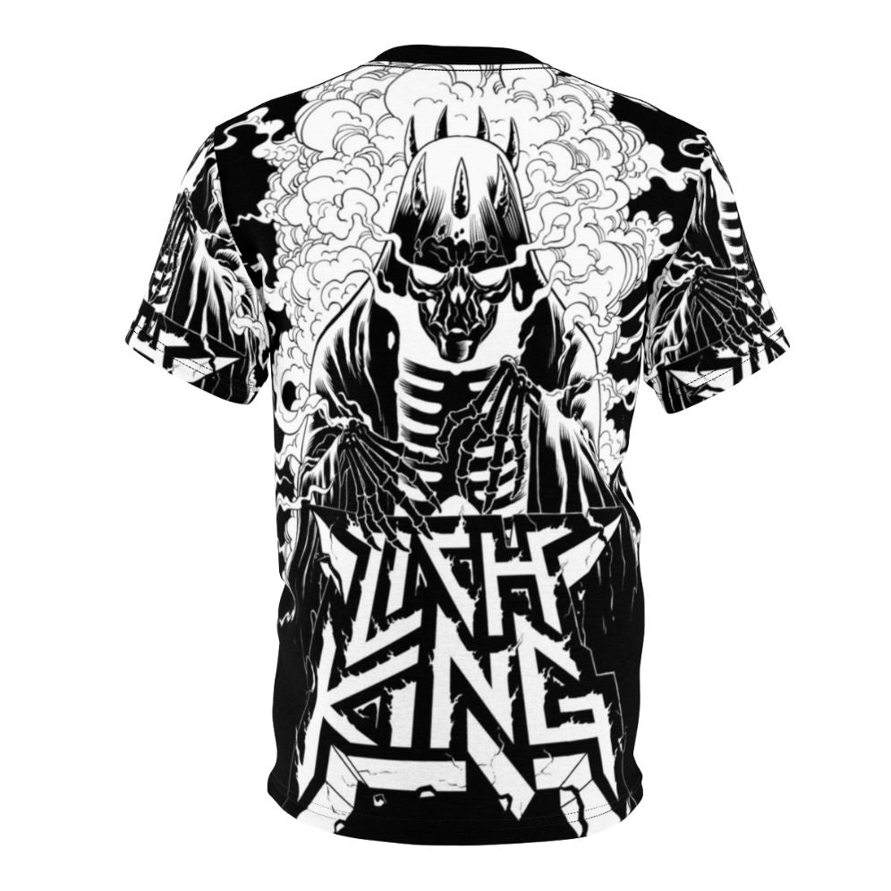 Lich King Nucleomancer T-shirt featuring a thrash metal design - Back