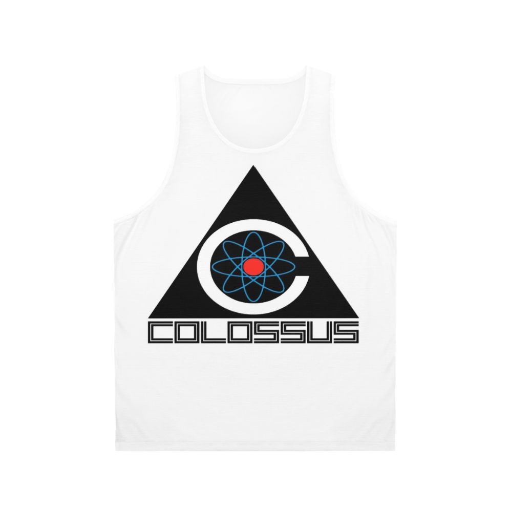 Colossus: The AI Human Overlord Unisex Tank Top