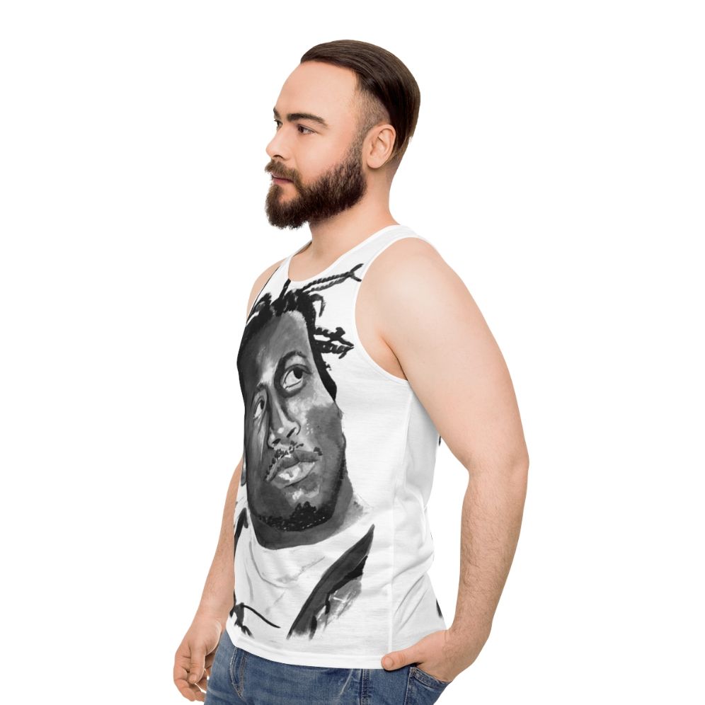 ODB Ink Portrait Unisex Tank Top - men side