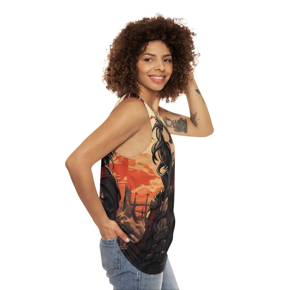 Castlevania Netflix Unisex Vampire Tank Top - women side