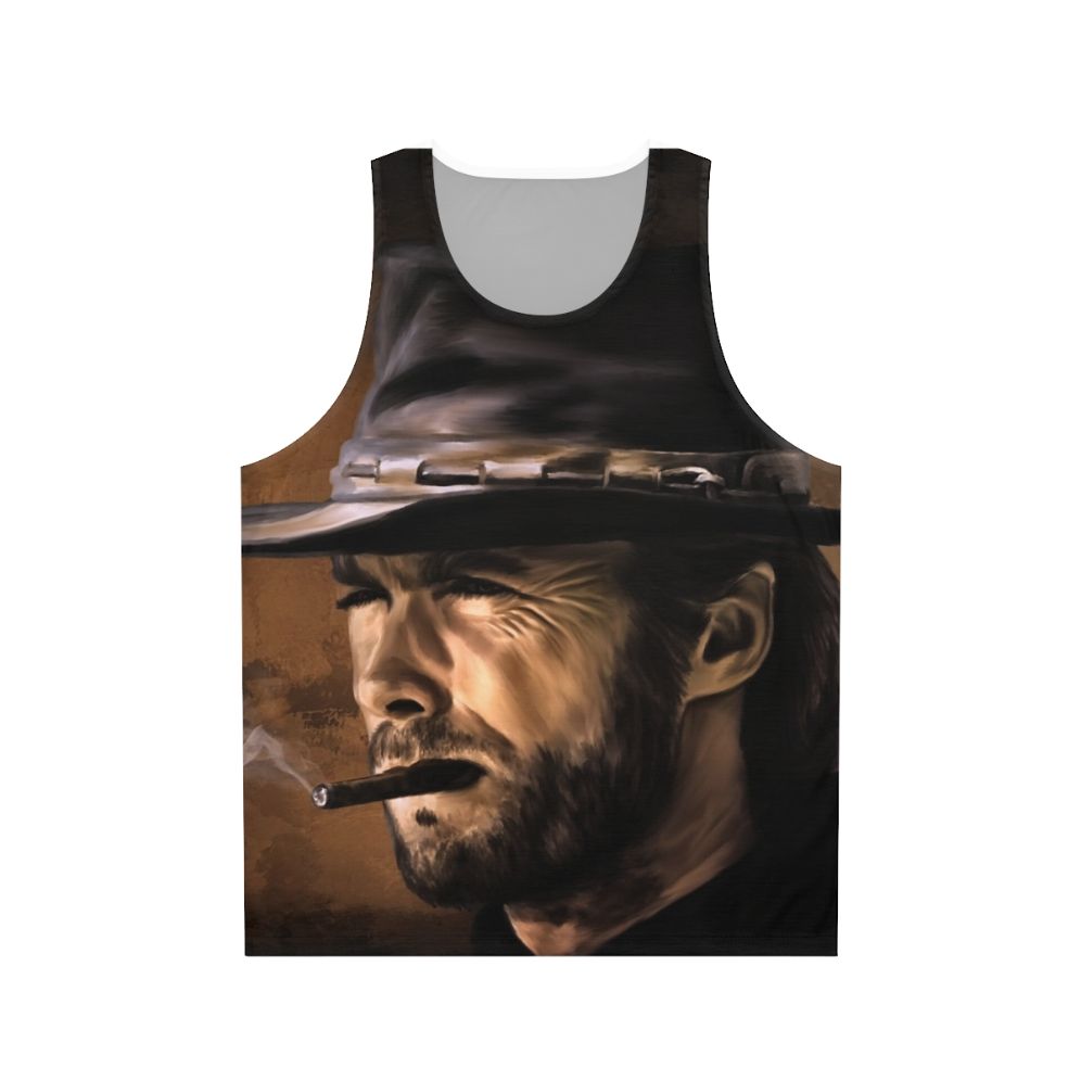 Cowboy unisex tank top with vintage western design