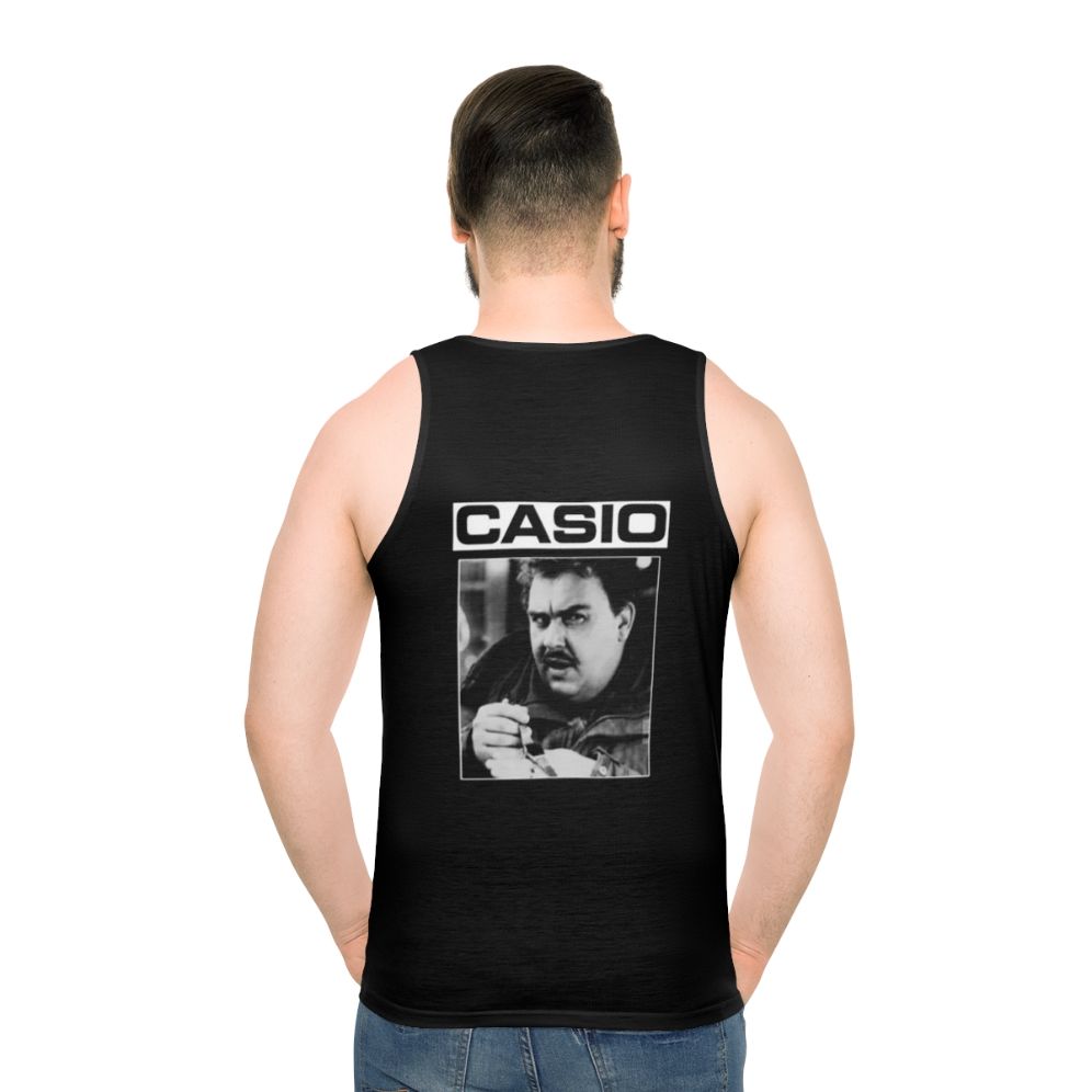 Retro John Candy Casio Unisex Tank Top - men back