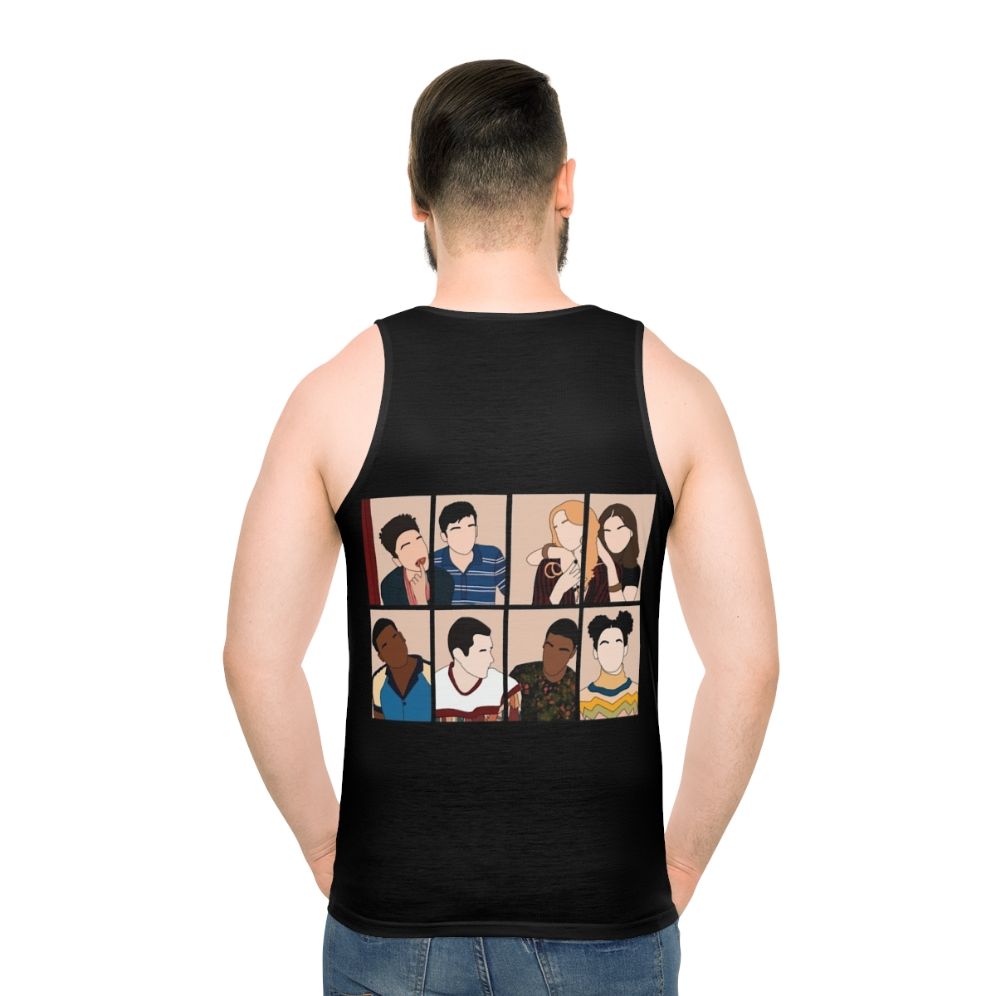 "Sex Education" Cast Unisex Tank Top - men back