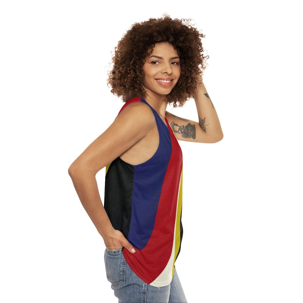 Thomas Downing inspired unisex tank top - women side