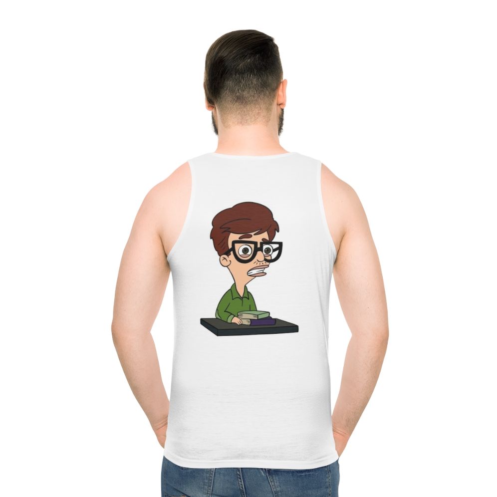 Big Mouth Andrew Glouberman Unisex Tank Top - men back