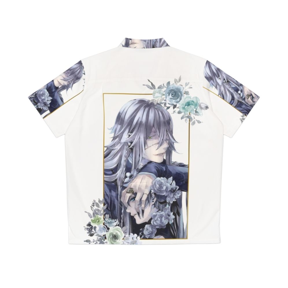 Black Butler Undertaker Hawaiian Shirt - Back