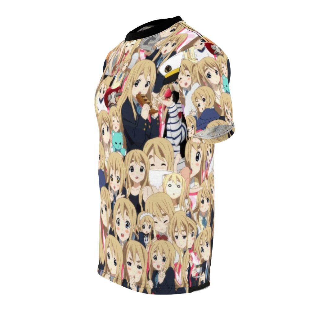 Anime-inspired K-On! Mugi AOP T-shirt featuring the character Tsumugi "Mugi" Kotobuki - men left