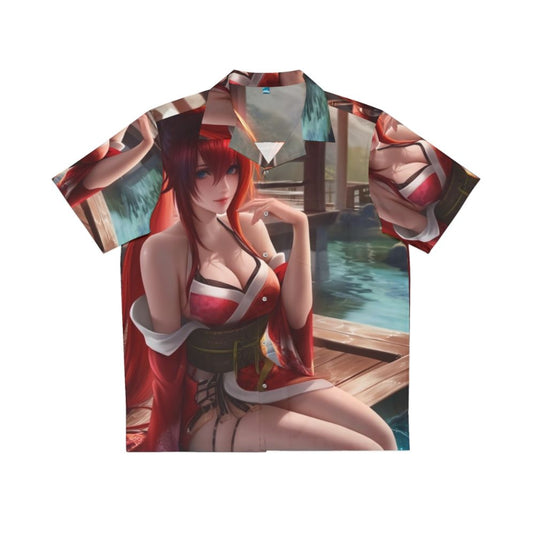 Rias Gremory Hot Spring Hawaiian Shirt