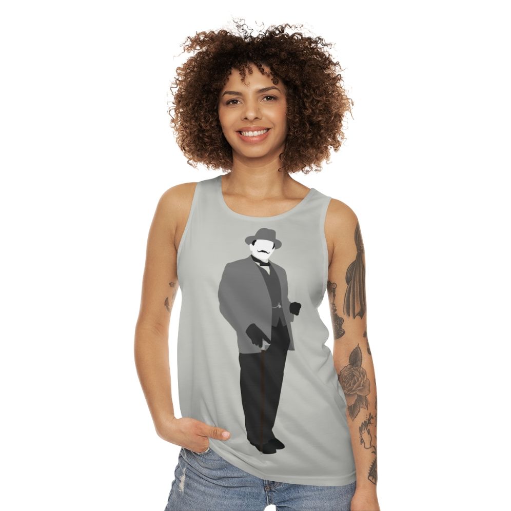 Great Detectives Hercule Poirot Unisex Tank Top - women