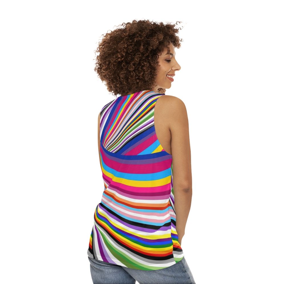 Unisex Pride Flags Tank Top - women back