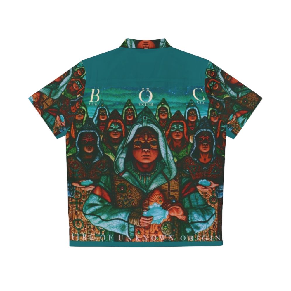 Blue Oyster Cult 'Fire of Unknown Origin' Hawaiian Shirt - Back