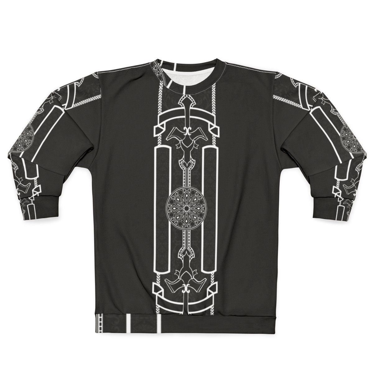 Kingsglaive Final Fantasy XV sweatshirt with soldiers, army, king, and nyx ulric graphics