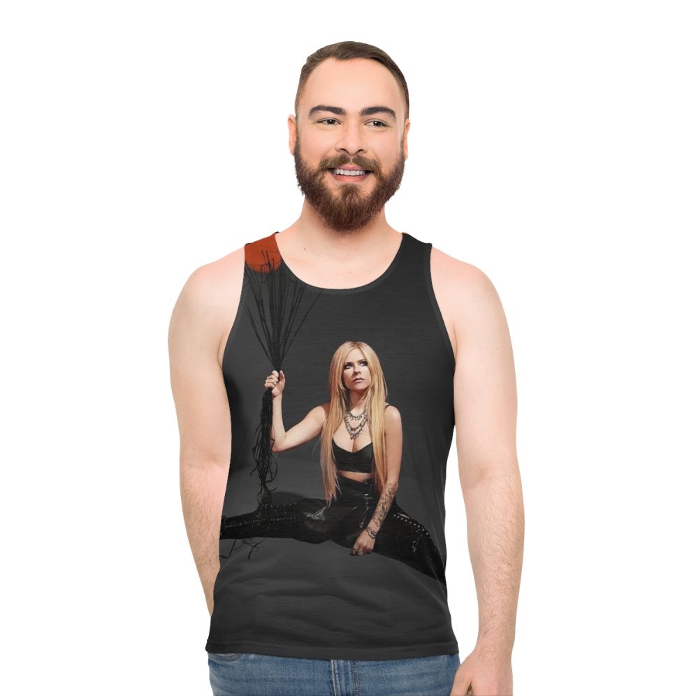 Avril Lavigne Love Sux Deluxe Unisex Tank Top - men