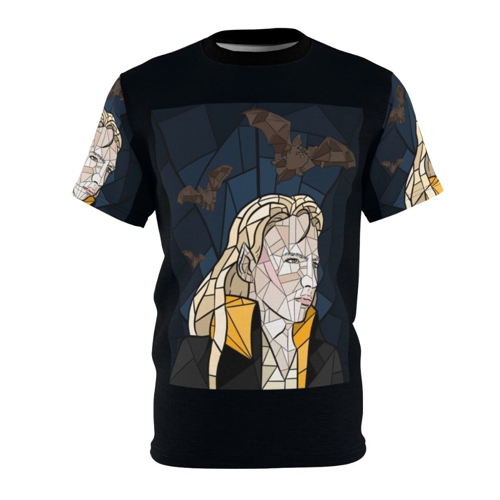 Castlevania inspired alucard tepes graphic t-shirt