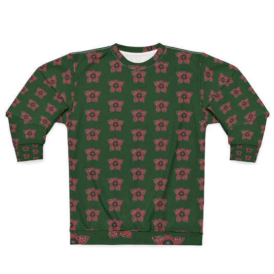 Stranger Things Demogorgon Pattern Sweatshirt