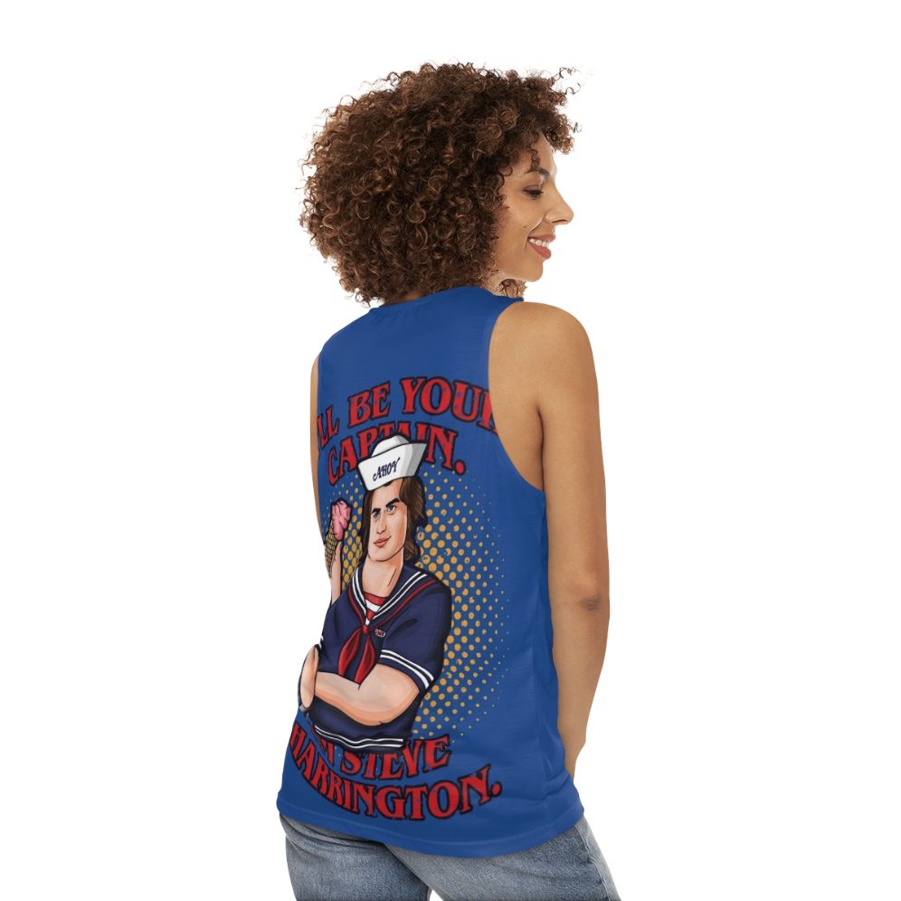 Stranger Things Steve Harrington Unisex Tank Top - women back