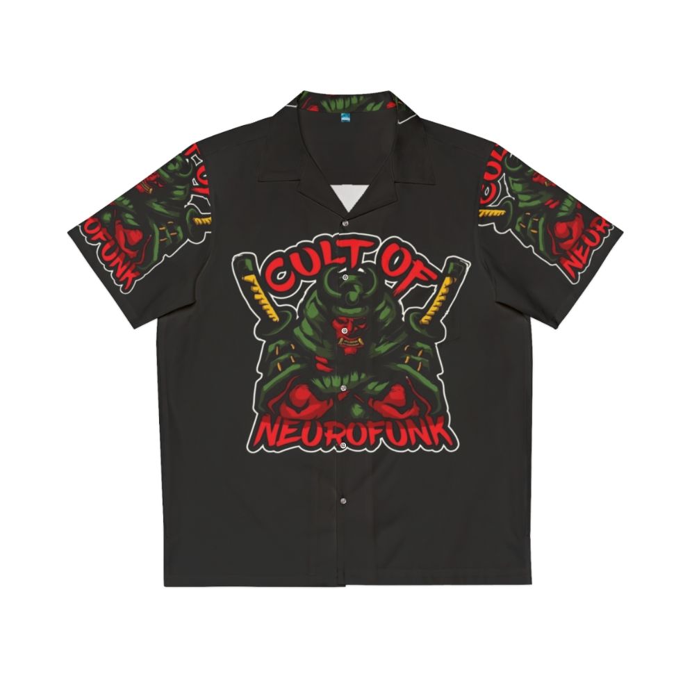 Neurofunk Basshead Samurai Hawaiian Shirt