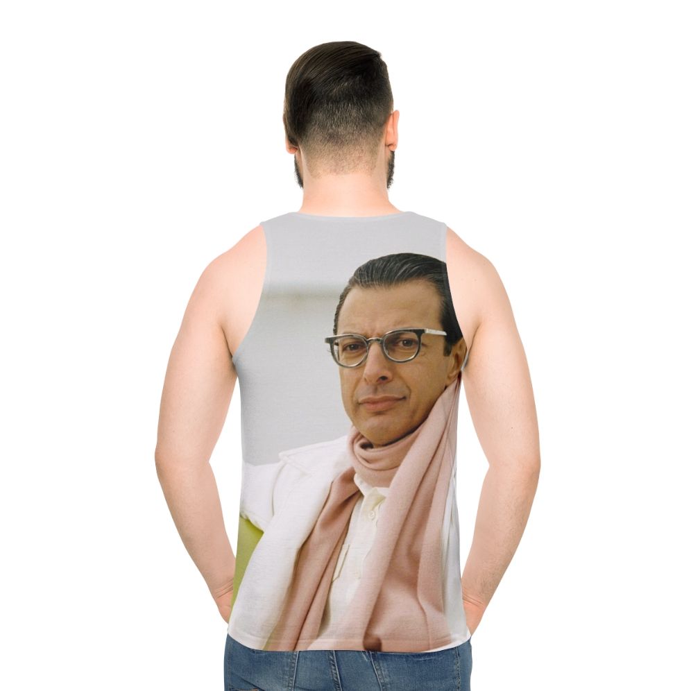 Jeff Goldblum Unisex Tank Top Design - men back