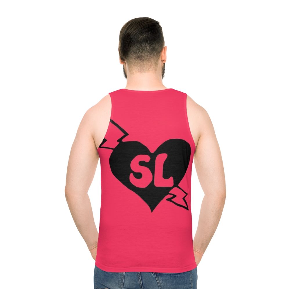 Superluv unisex superhero tank top for LGBT pride - men back