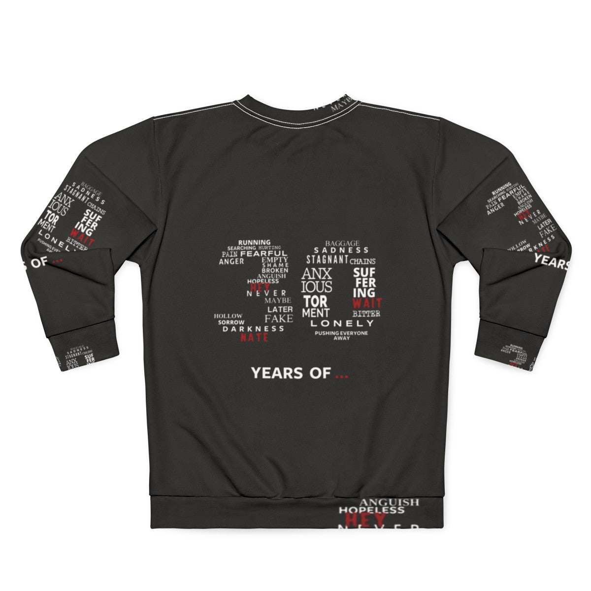 NF 30 Years of Premium Sweatshirt - Back