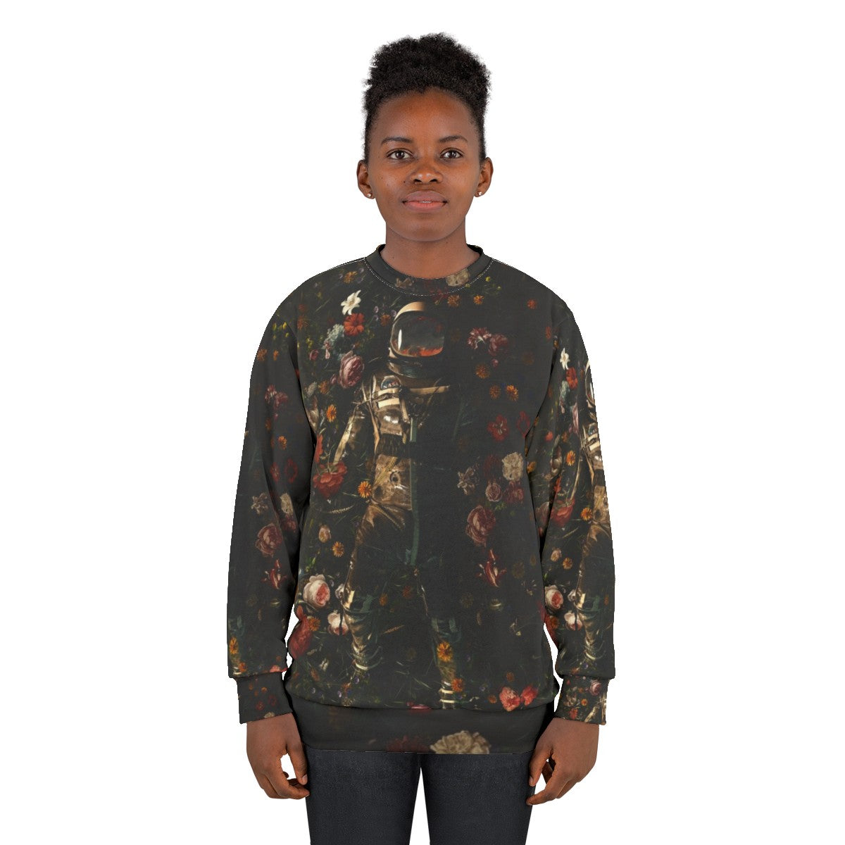 Garden Delights Cosmic Floral Sweatshirt - women