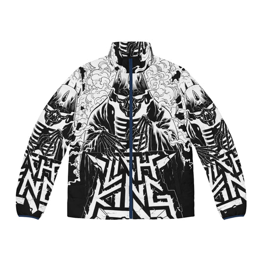 Lich King Nucleomancer thrash metal puffer jacket