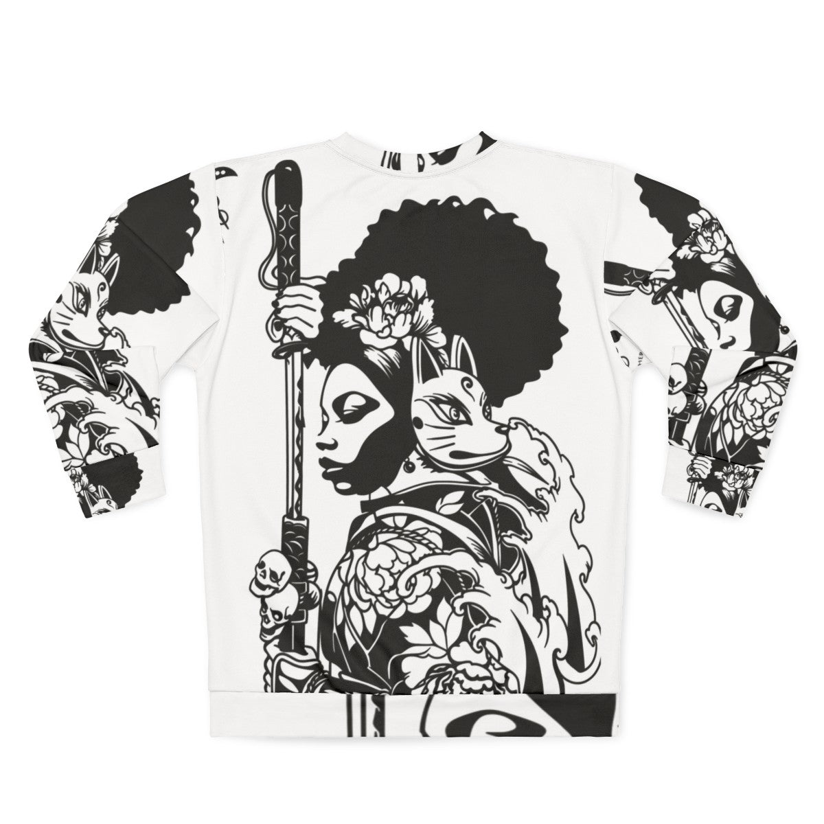 Afua Asantewaa Black History Sweatshirt - Back