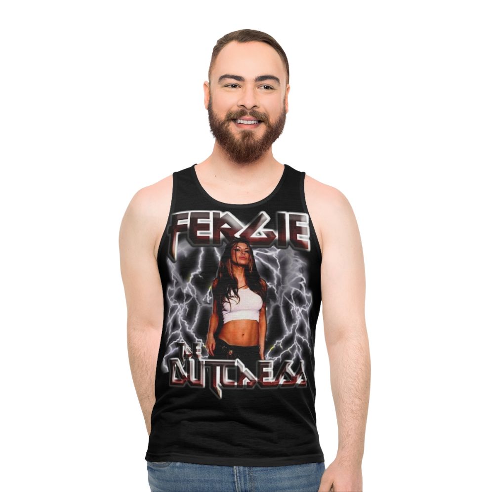 Fergie The Dutchess Rock Band Style Unisex Tank Top - men