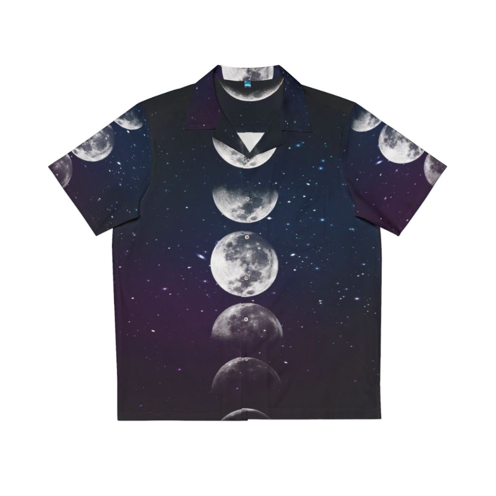 Cosmic Moon Phases Hawaiian Shirt