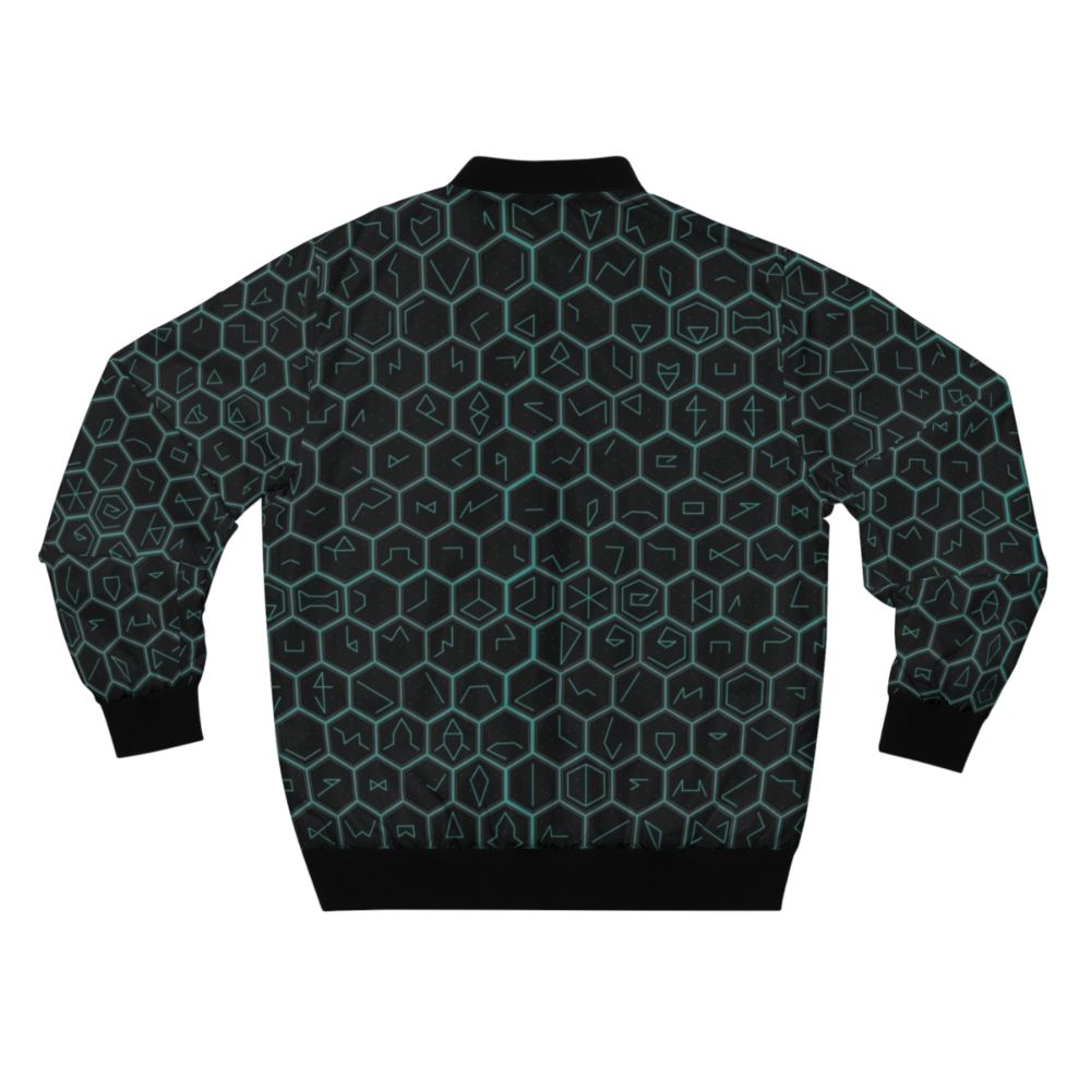 Ingress Glyph Series Bomber Jacket - Back